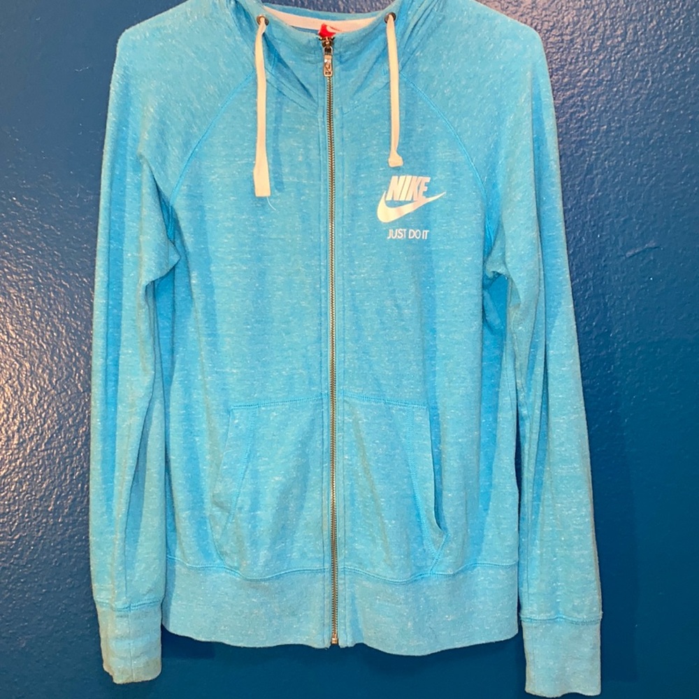 Women’s Blue Nike Zip Up